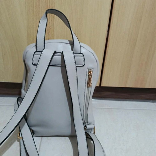 Versace backpack used, beige with minor marks