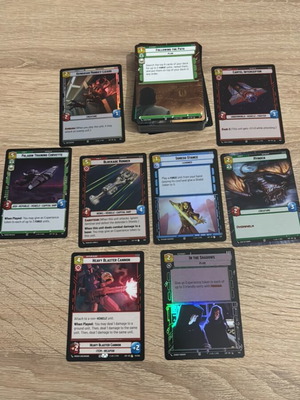Star Wars authentic cards new, pack of 46 common, 7 foil and 1 rare
