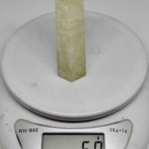 Yellow Fluorite Crystal Obelisk Tower like new