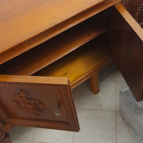 Collectable wooden handmade antique buffet