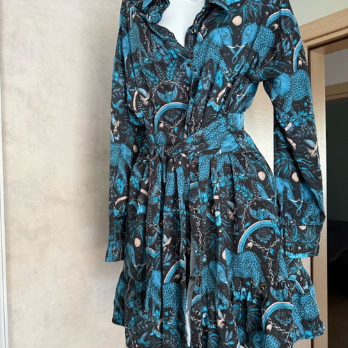 Toi&Moi mini dress never worn, size small, blue