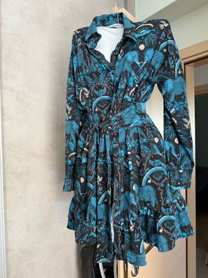 Toi&Moi mini dress never worn, size small, blue