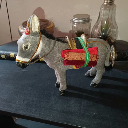 Decorative donkey used