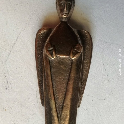 Bronze Angel decorative figurine used