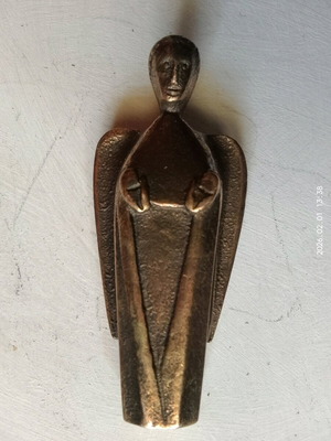 Bronze Angel decorative figurine used