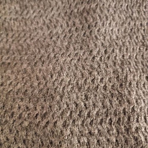 Knitted grey vest like new with short-sleeve sweater and decorative buttons