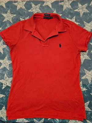 Μπλούζα Polo Ralph Lauren κόκκινη σαν καινούργια, μέγεθος M