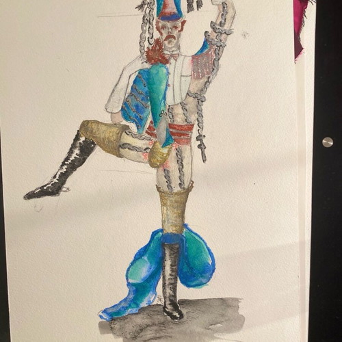 Theatrical costume design used from Alice in Wonderland