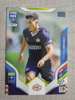Driouech PSV Eindhoven Adrenalyn XL 365 Fifa Panini 2025-26 σαν καινούργιο
