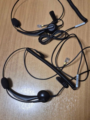 VT1000 Omni headset with RJ09 for professional IP/VoIP phones, set of 2
