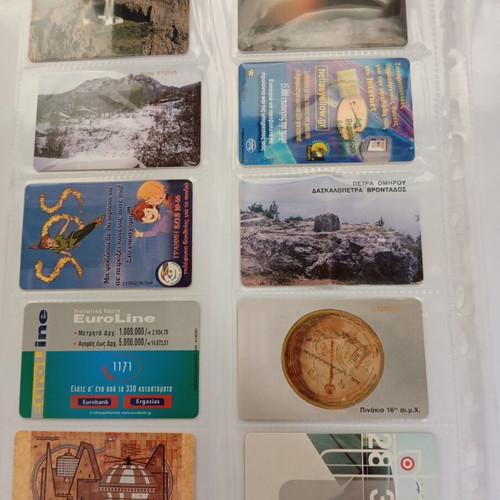 Phone card collection used, 109 vintage 90s-00s, OTE and others