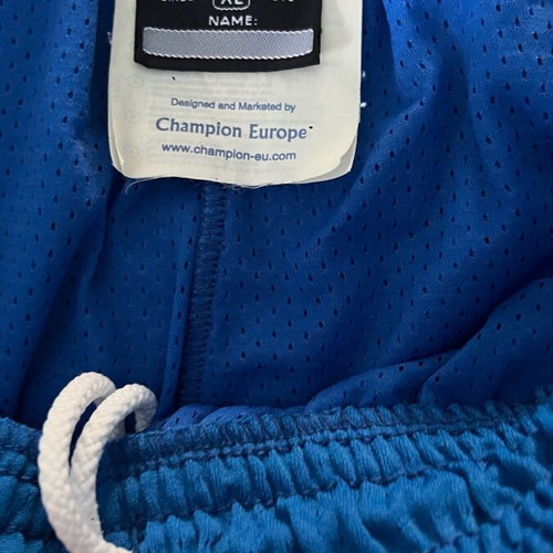 Ethniki Ellados basketball shorts Champion blue size XL used
