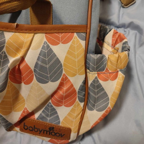 Babymoov shoulder/hand changing bag used 55x45 cm blue multicolor