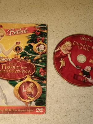 Barbie Το Πνεύμα Των Χριστουγέννων DVD μεταχειρισμένο, μεταγλωττισμένο