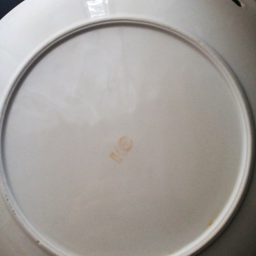 Serving plate used with Fragonard design, pair, 30 cm