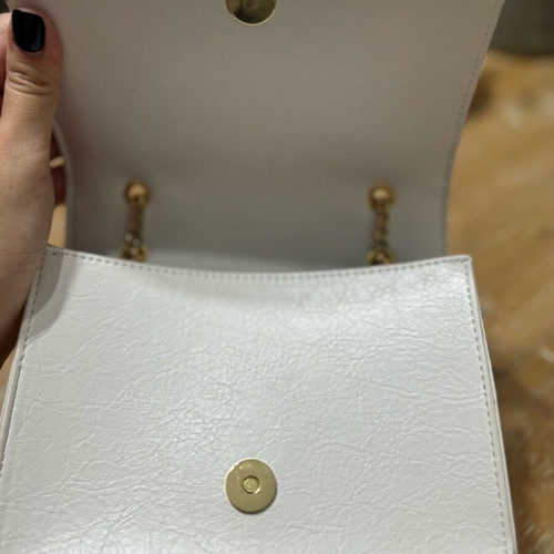 White bag with chain like new