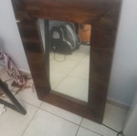Mirror used, solid wood, 90×60