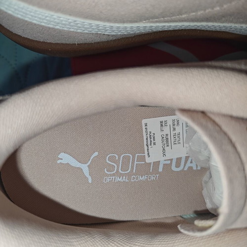 Puma Club II sneakers new, white and pink, size 39