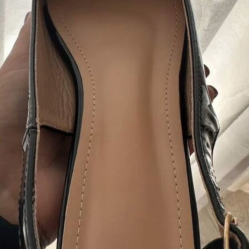 Closed black slingback shoes size 37 like new