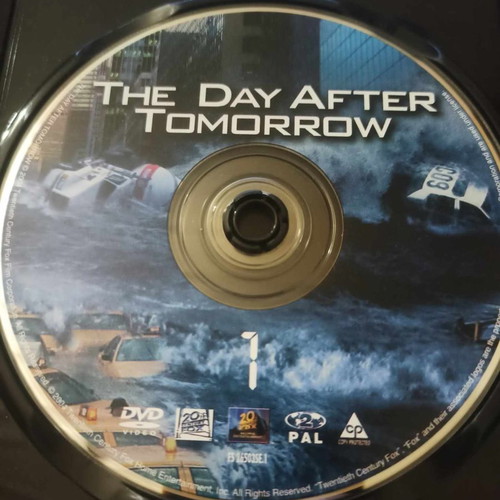 The Day After Tomorrow DVD used with subtitles