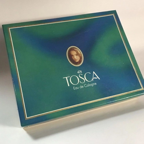 Tosca vintage collectible case with 2 soaps 100g each and 90ml bottle