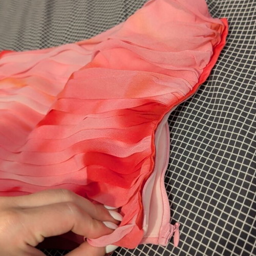 Mango Crop Top Strapless Pink New XS