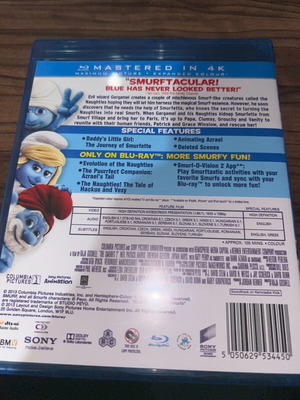 Smurfs 2 Blu-ray new, dubbed