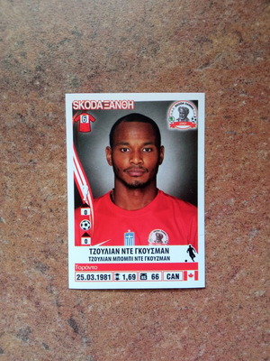 Panini Superleague 2013-2014 Sticker No388 Julian De Guzman Xanthi new