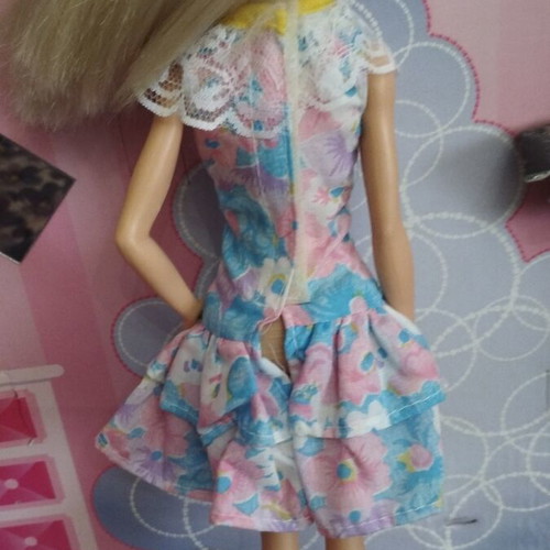 Vintage Barbie doll with vintage dress