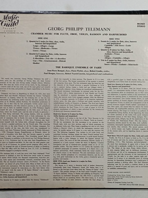 Telemann Sonata/Trio/Quartets vinyl used