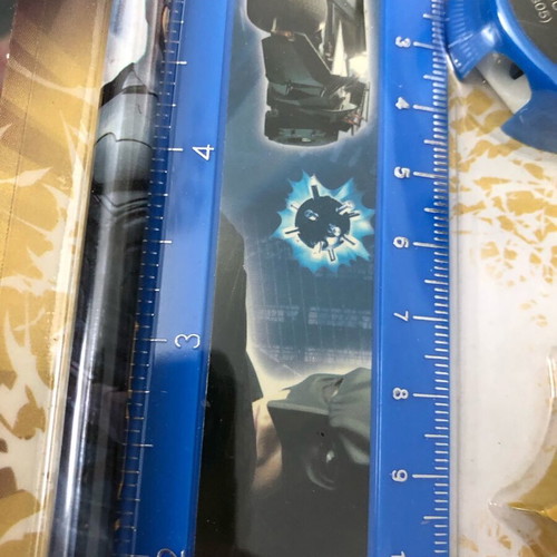 Batman Begins Movie school set new DC Comics with pencil, ruler, sharpener and 2 erasers