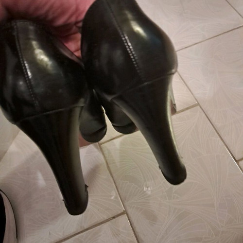 Kalogiou leather pumps like new, size 38.5, heel 9cm