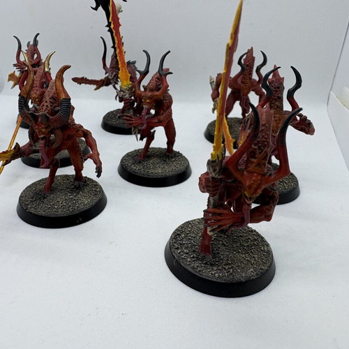 Warhammer Daemons of Khorne Bloodletters Squad like new