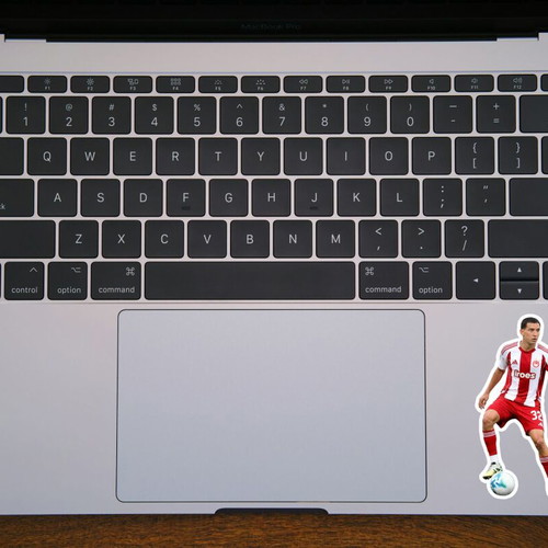 Santiago Hezze Olympiacos stickers made to order, set of 2