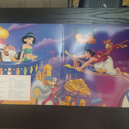 Aladdin Disney Laser Disc like new