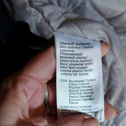 Bpc Selection jacket with padding like new, gray color
