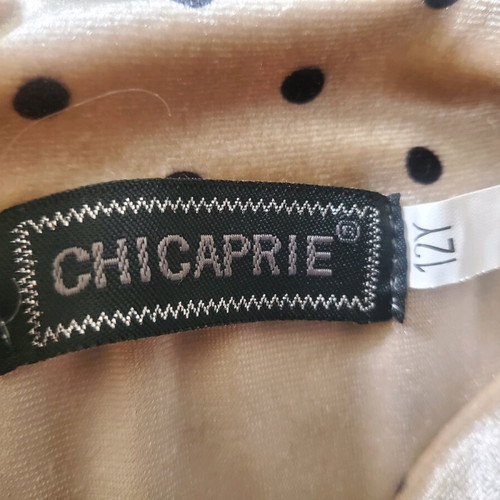 Chicaprie dress for girl 12 years like new, black and gold
