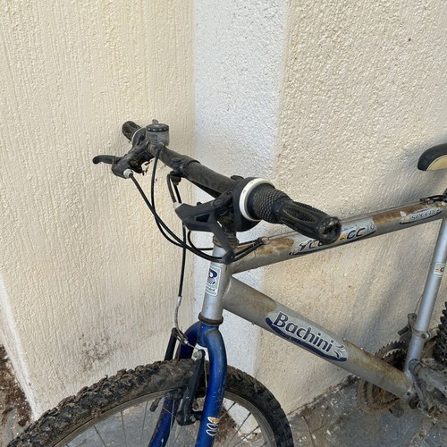 Bachini trekking bicycle used, blue, disc brakes, men's