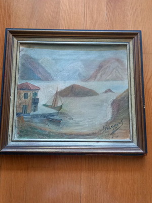 Plutarch Painting used in wooden frame