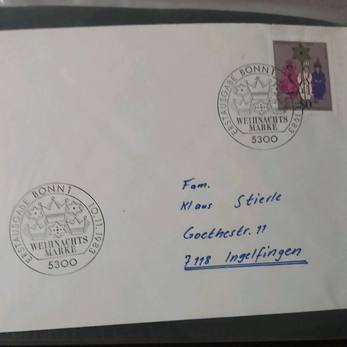 Album with many pages full of German F.D.C used
