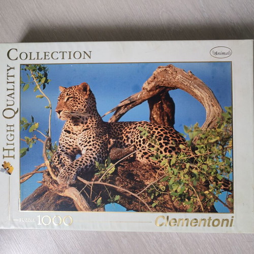 Clementoni Leopard Puzzle 1000 pieces used
