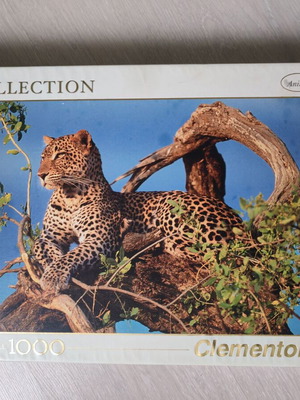 Clementoni Leopard Puzzle 1000 pieces used
