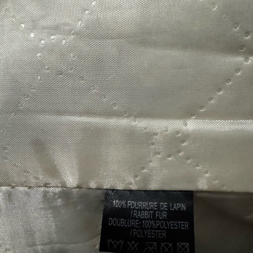 Γιλέκο μπεζ από γνήσια γούνα size small σαν καινούργιο