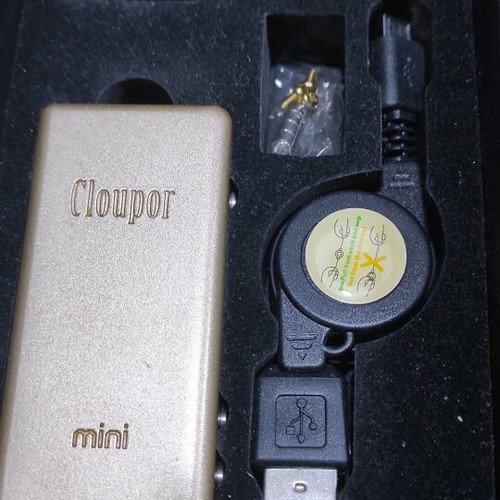 Cloupor Mini Box Mod Gold like new