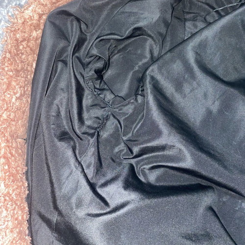 Teddy coat Zara used, rotten apple color, size S