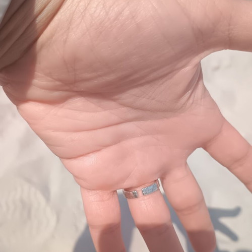 Silver 925 Adjustable Ring like new