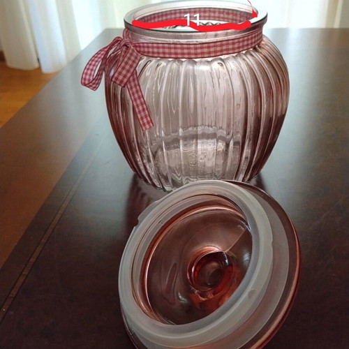Glass vases and bowls for decoration