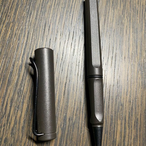 Lamy black pen like new with rollerball refill