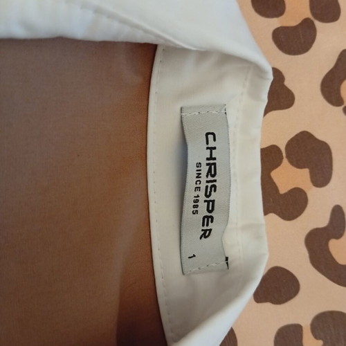 Chrisper elegant set new, small, 100% cotton, beige and brown