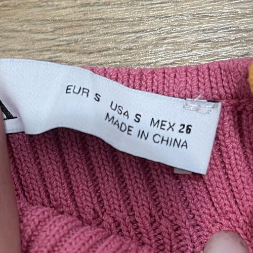 Zara pink dress size S used